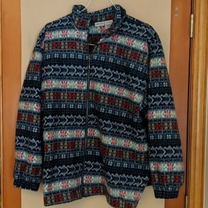 Cabin Creek VTG Full Zip Women’s Fleece Size 1X
